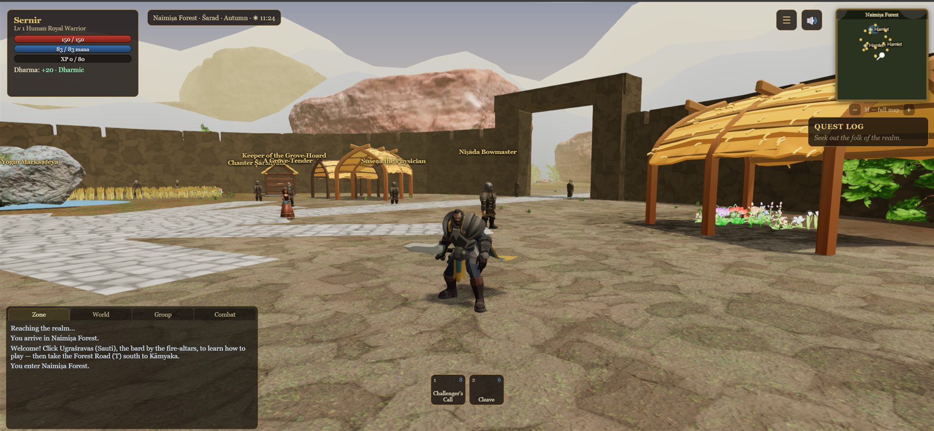 Bhārata Online gameplay
